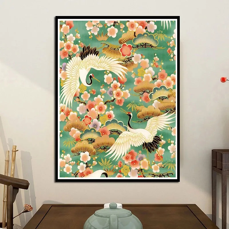 Home Textiles Discount - DIY Cross Stitch Complete Kits Printed