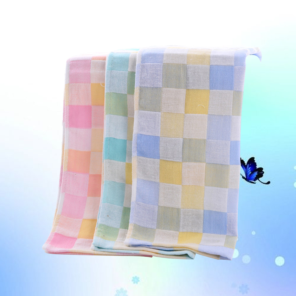 Home Textiles Towel Set - 3 sztuki dwuwarstwowych ręczników z gazy