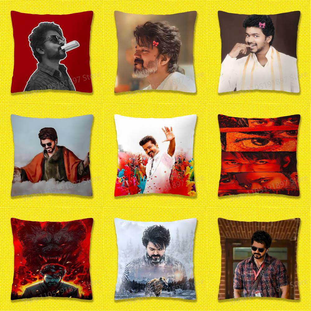 Home Textiles India - Poszewka na poduszkę T-Thalapathy V-Vijay India,