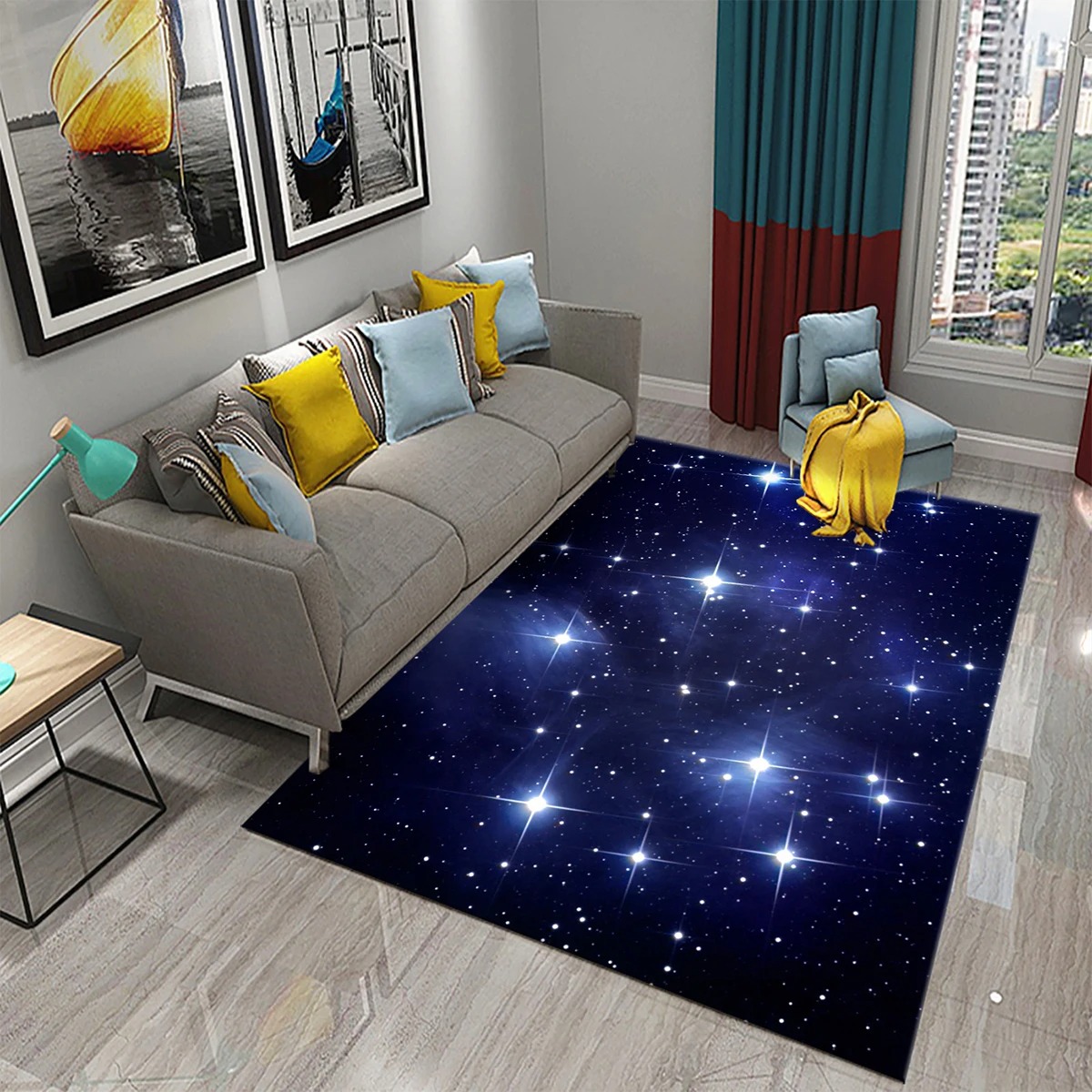 Dywan Gwiezdny Kosmos Galaktyk – Galaxy Home Textiles recenzja i cena