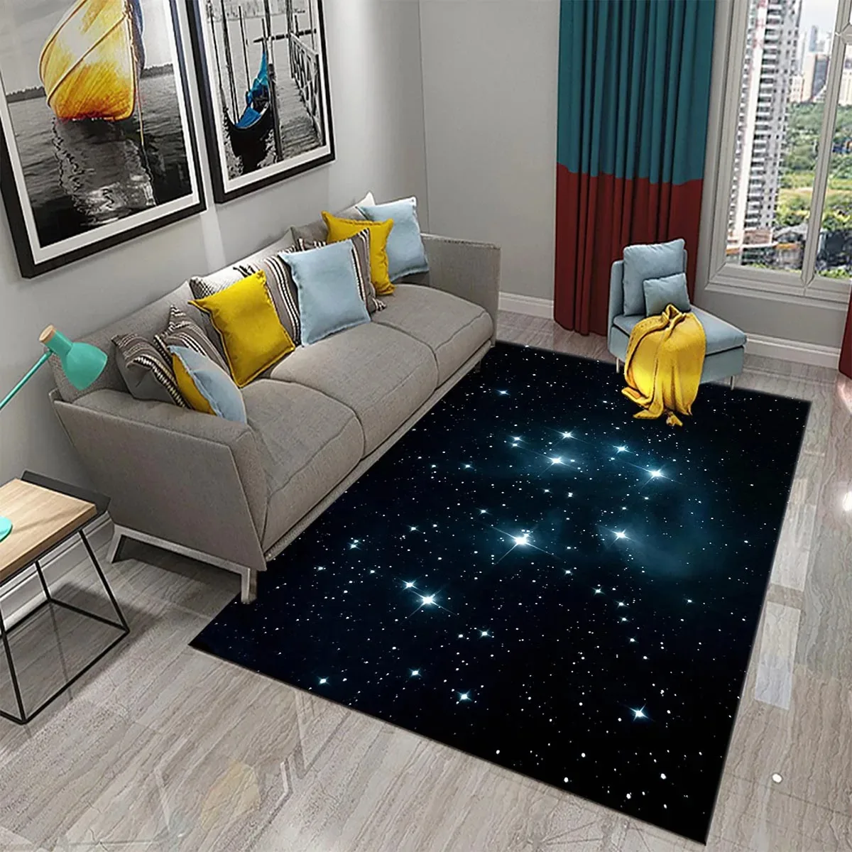 Dywan Gwiezdny Kosmos Galaktyk – Galaxy Home Textiles recenzja i cena