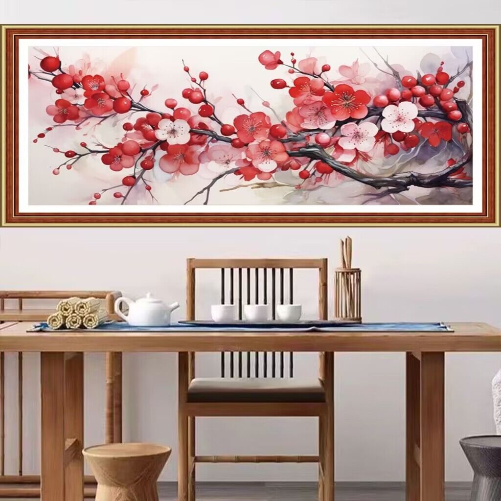 9ct 110x50cm czerwone z kwiato – Home Textiles Discount recenzja i cena