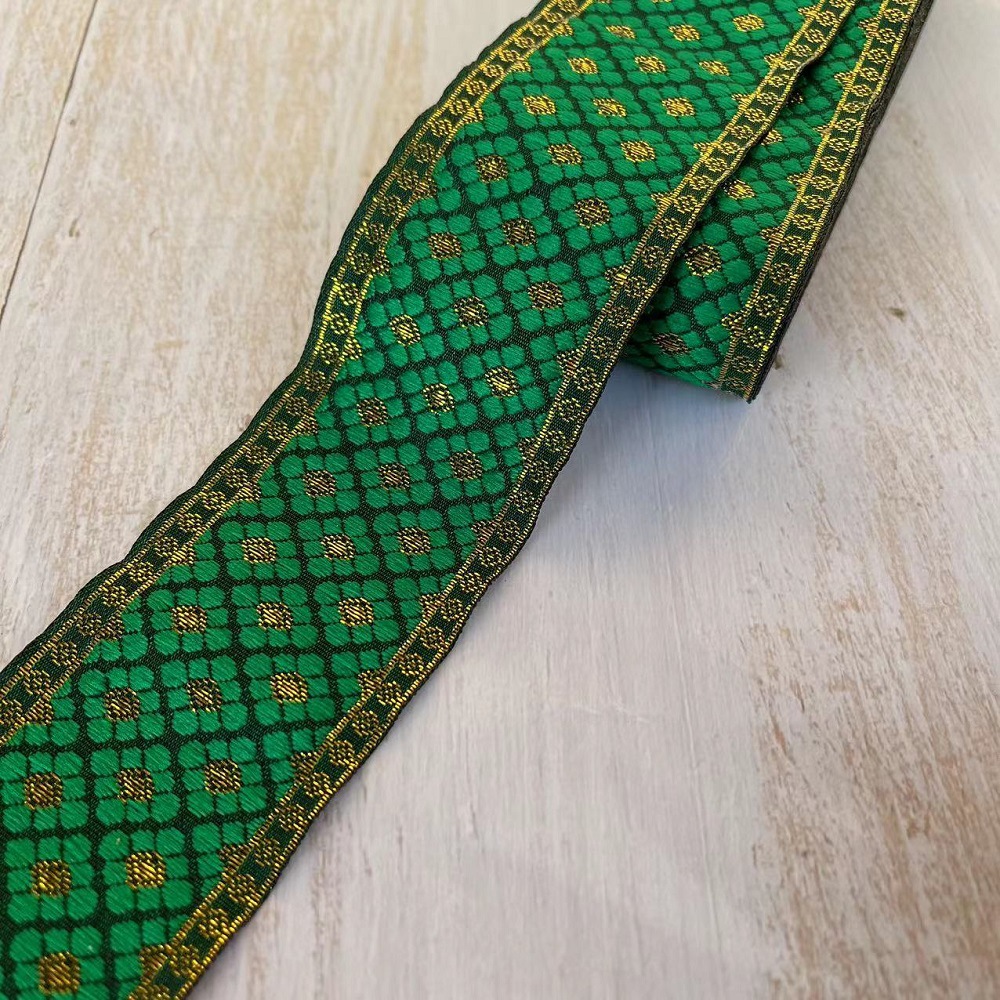 5 jardów Hmong Haft Żakardowa  – Home Textiles India recenzja i cena