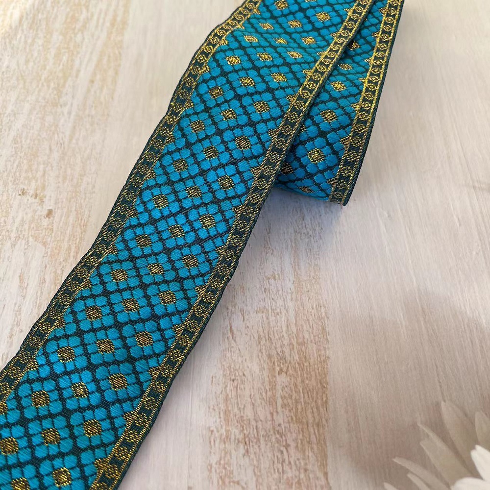 5 jardów Hmong Haft Żakardowa  – Home Textiles India recenzja i cena