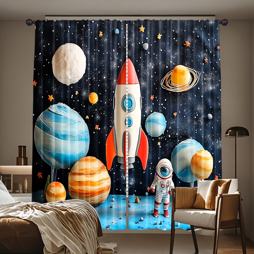 Zasłona z motywem kosmicznej r – Galaxy Home Textiles recenzja i cena