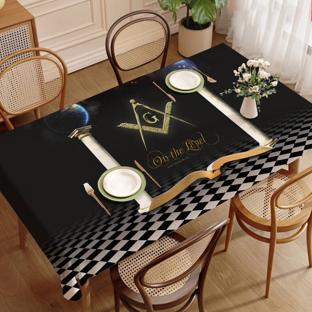 Obrus z logo loży masonicznej, – Home Textiles Today Logo recenzja i cena