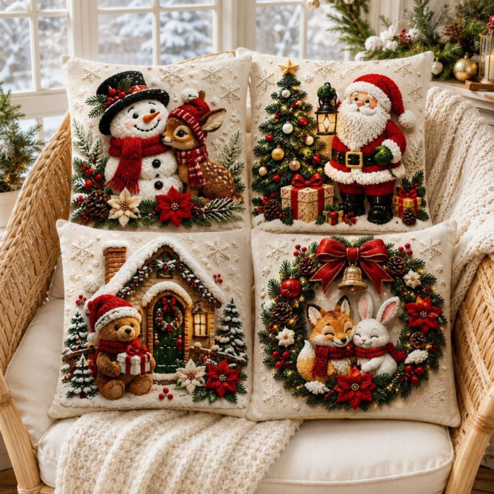 4 sztuki poszewek na poduszki  – Home Textiles Towel Set recenzja i cena