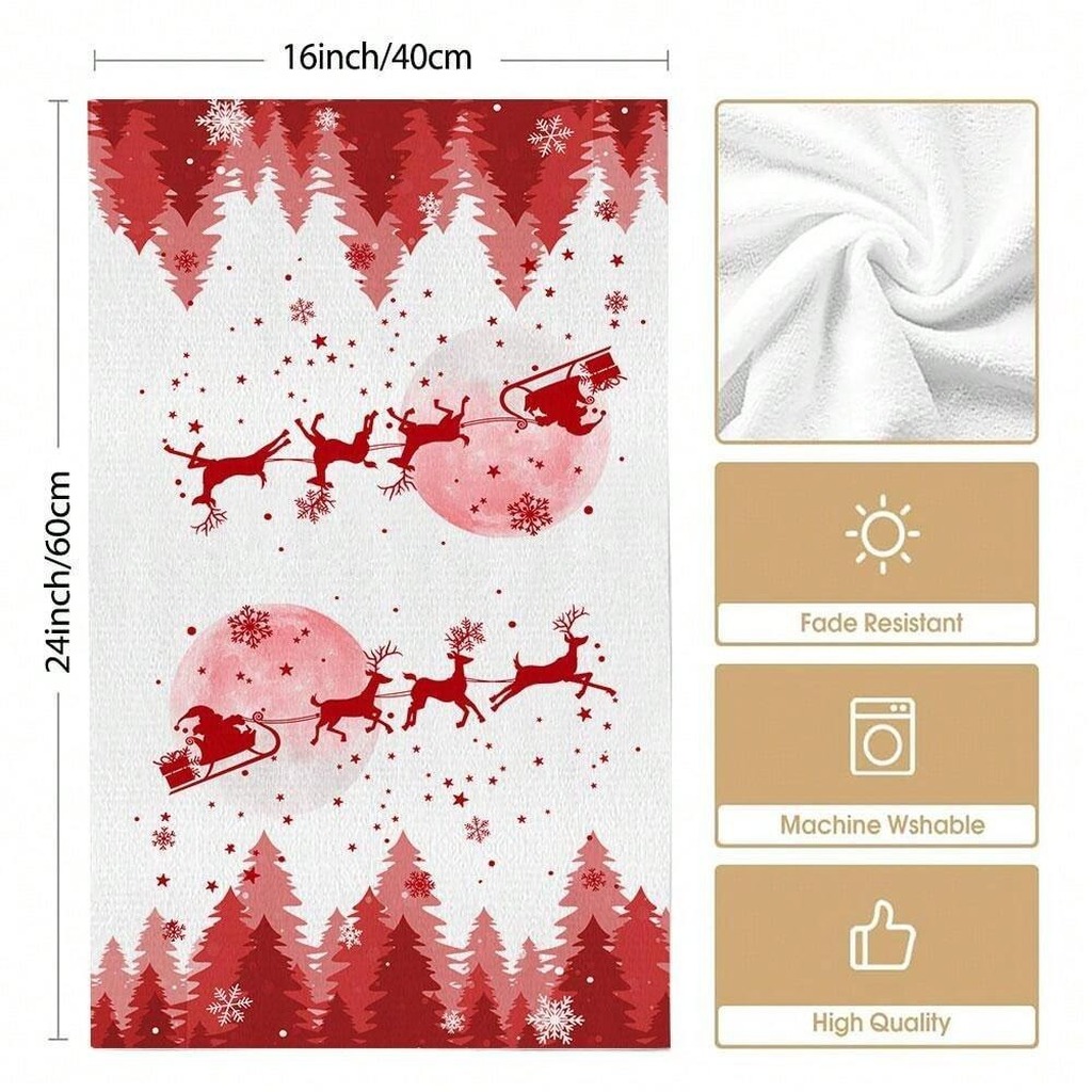 Ściereczki do naczyń z nadruki – Home Textiles Towel Set recenzja i cena