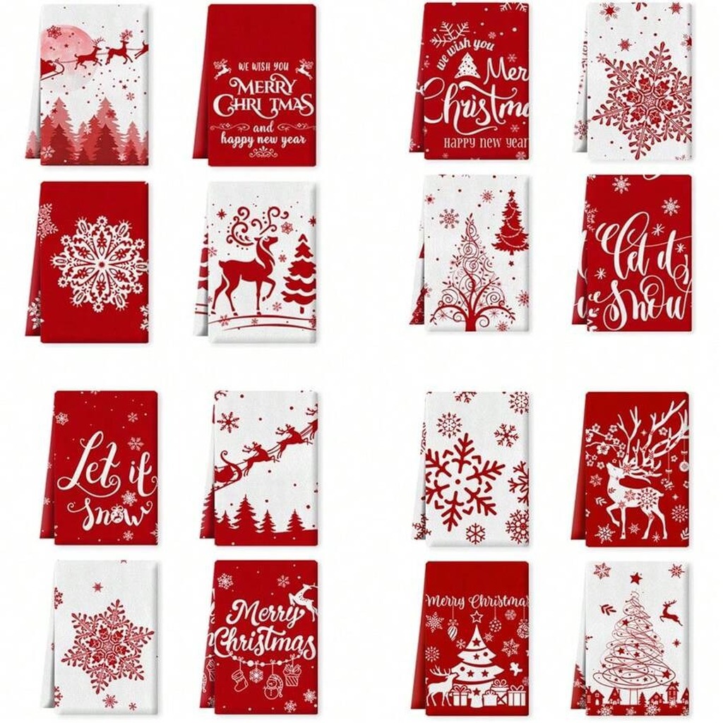 Ściereczki do naczyń z nadruki – Home Textiles Towel Set recenzja i cena