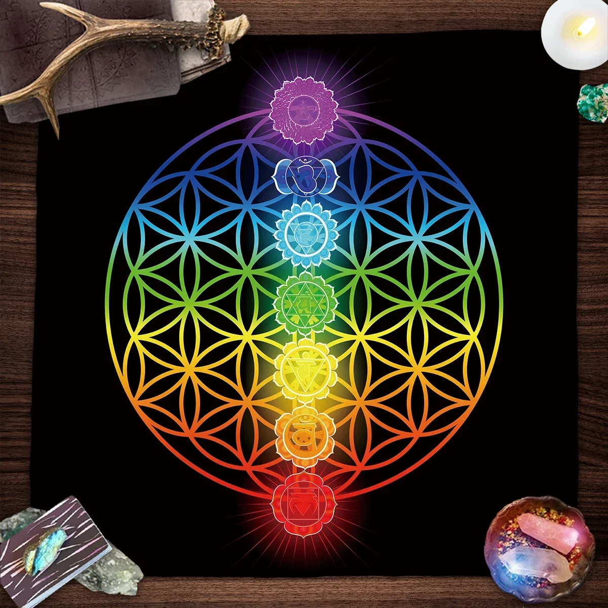Mandala Kwiat Życia Tarot Obru – Galaxy Home Textiles recenzja i cena