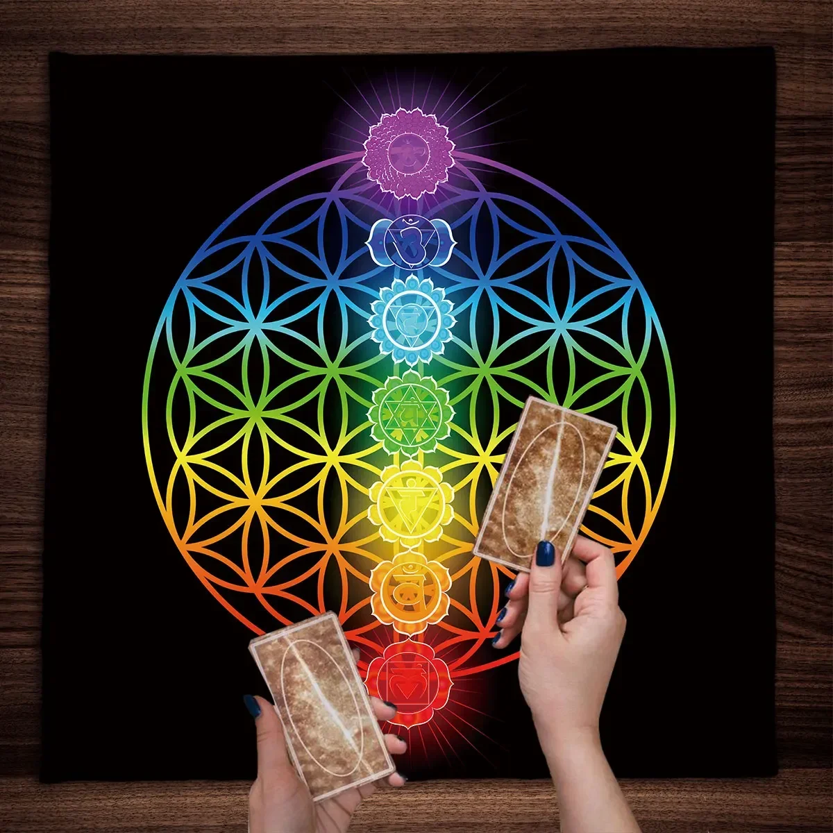 Mandala Kwiat Życia Tarot Obru – Galaxy Home Textiles recenzja i cena